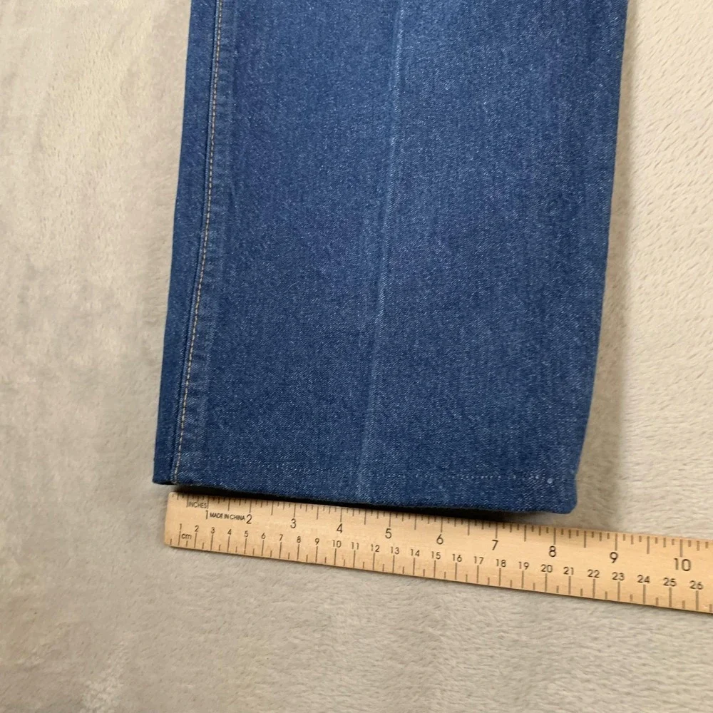 Wrangler Jeans Mens 42x34(42x31) Relaxed Blue Denim Classic Straight Leg‎ Pants